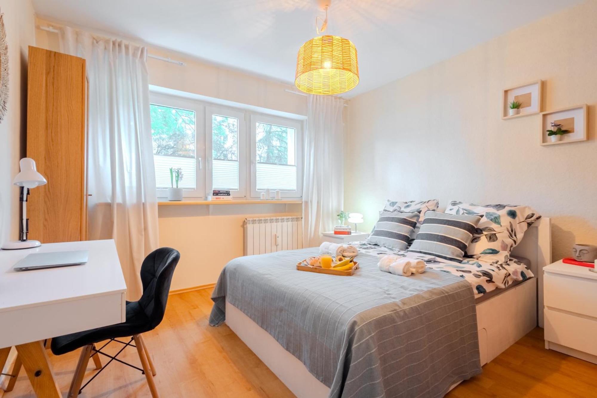 Rezydencja Filmowa- Wygodny Apartament 10 Min Od Lotniska I Centrum Apartment Warsawa Bagian luar foto